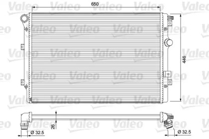 Теплообменник (VALEO: 701728)