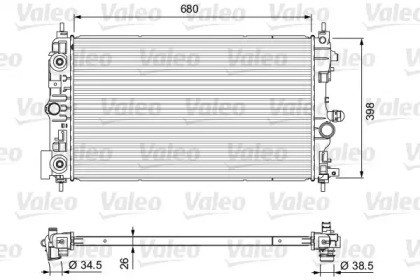 Теплообменник (VALEO: 701733)