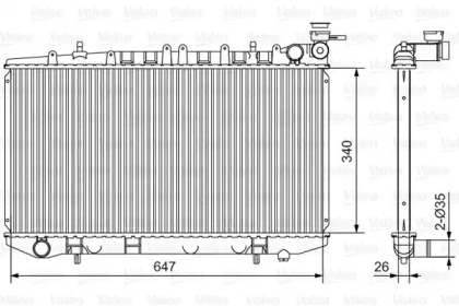 Теплообменник (VALEO: 731090)