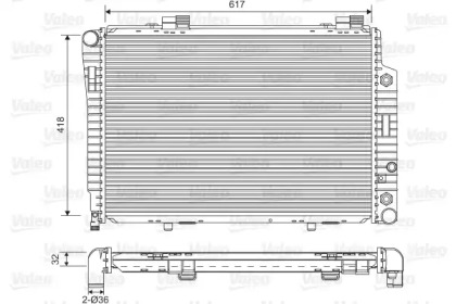 Теплообменник (VALEO: 731805)