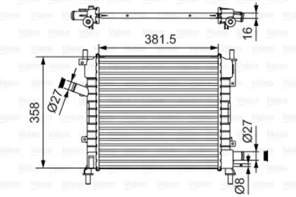 Теплообменник (VALEO: 735478)