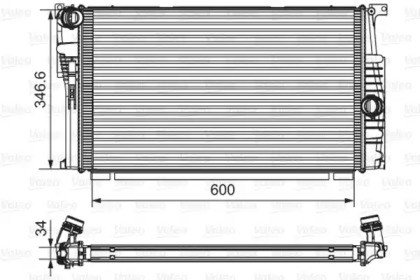 Теплообменник (VALEO: 735615)