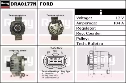 Генератор (REMY: DRA0177N)