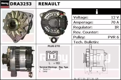 Генератор (REMY: DRA3253)