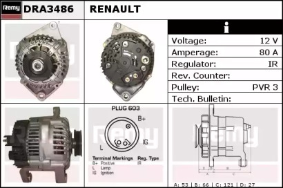 Генератор (REMY: DRA3486)