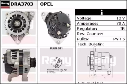 Генератор (REMY: DRA3703N)