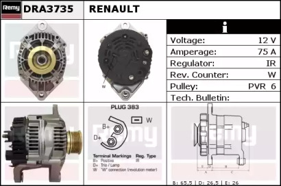 Генератор (REMY: DRA3735)