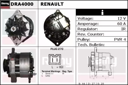 Генератор (REMY: DRA4000)