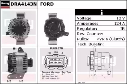 Генератор (REMY: DRA4143N)