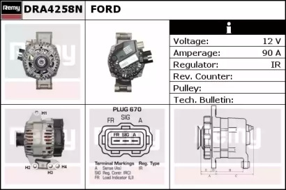 Генератор (REMY: DRA4258N)