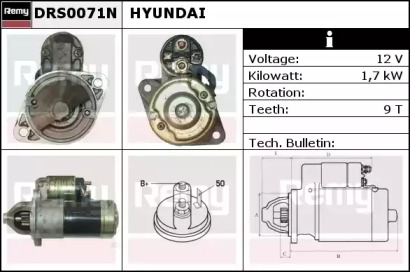 Стартер (REMY: DRS0071N)