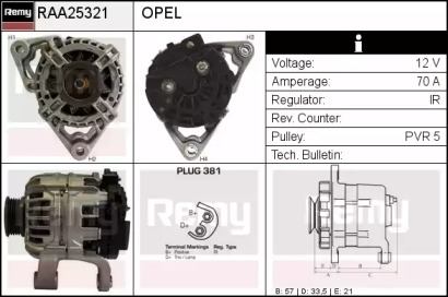 Генератор (REMY: RAA25321)