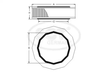 Фильтр (SCT Germany: SB 2058)