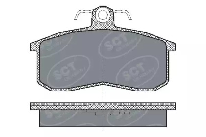Комплект тормозных колодок (SCT Germany: SP 101 PR)