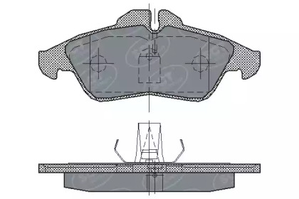Комплект тормозных колодок (SCT Germany: SP 177 PR)