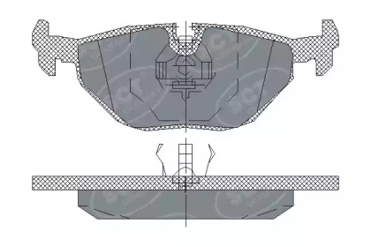 Комплект тормозных колодок (SCT Germany: SP 198 PR)