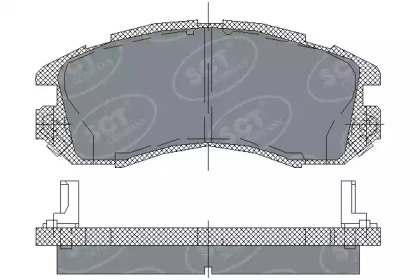 Комплект тормозных колодок (SCT Germany: SP 210 PR)