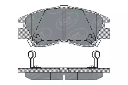 Комплект тормозных колодок (SCT Germany: SP 222 PR)