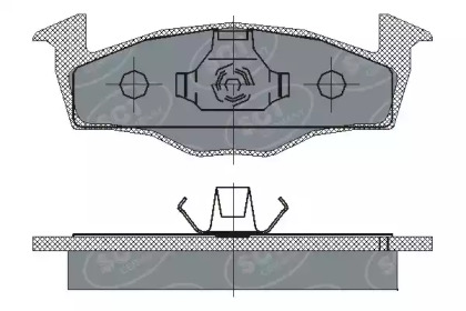 Комплект тормозных колодок (SCT Germany: SP 227 PR)