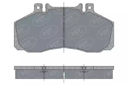 Комплект тормозных колодок (SCT Germany: SP 230 PR)