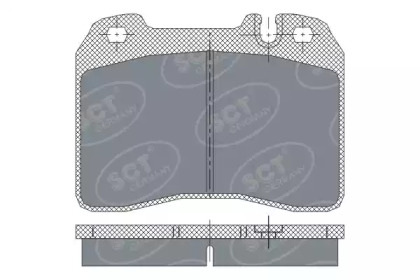 Комплект тормозных колодок (SCT Germany: SP 249 PR)