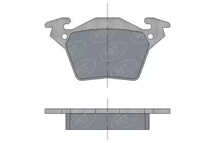 Комплект тормозных колодок (SCT Germany: SP 302 PR)