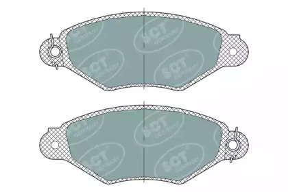 Комплект тормозных колодок (SCT Germany: SP 312 PR)