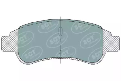 Комплект тормозных колодок (SCT Germany: SP 314 PR)