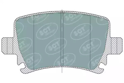 Комплект тормозных колодок (SCT Germany: SP 321 PR)