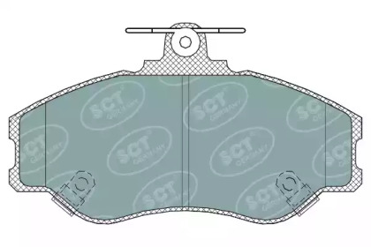Комплект тормозных колодок (SCT Germany: SP 323 PR)