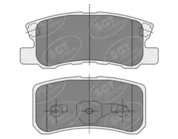 Комплект тормозных колодок (SCT Germany: SP 343 PR)