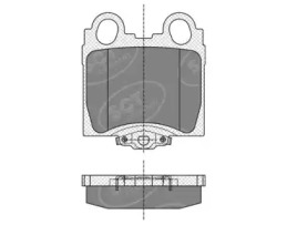Комплект тормозных колодок (SCT Germany: SP 345 PR)