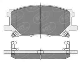 Комплект тормозных колодок (SCT Germany: SP 348 PR)