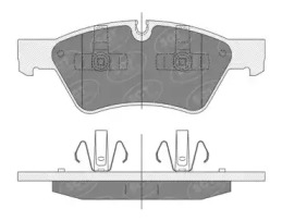Комплект тормозных колодок (SCT Germany: SP 352 PR)