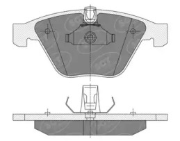 Комплект тормозных колодок (SCT Germany: SP 355 PR)