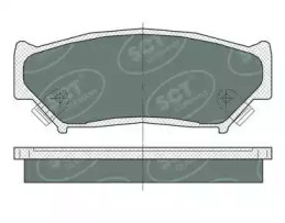 Комплект тормозных колодок (SCT Germany: SP 361 PR)
