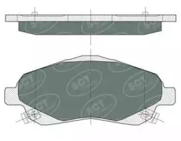 Комплект тормозных колодок (SCT Germany: SP 368 PR)