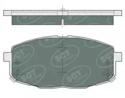 Комплект тормозных колодок (SCT Germany: SP 374 PR)