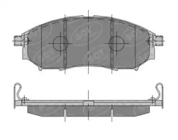 Комплект тормозных колодок (SCT Germany: SP 390 PR)