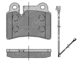 Комплект тормозных колодок (SCT Germany: SP 397 PR)