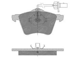 Комплект тормозных колодок (SCT Germany: SP 402 PR)