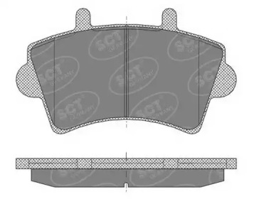 Комплект тормозных колодок (SCT Germany: SP 419 PR)