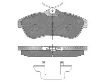 Комплект тормозных колодок (SCT Germany: SP 424 PR)