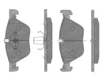 Комплект тормозных колодок (SCT Germany: SP 427 PR)