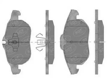 Комплект тормозных колодок (SCT Germany: SP 431 PR)
