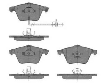 Комплект тормозных колодок (SCT Germany: SP 432 PR)