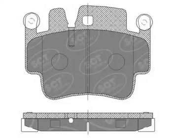 Комплект тормозных колодок (SCT Germany: SP 461 PR)