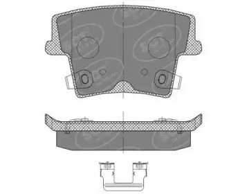 Комплект тормозных колодок (SCT Germany: SP 464 PR)