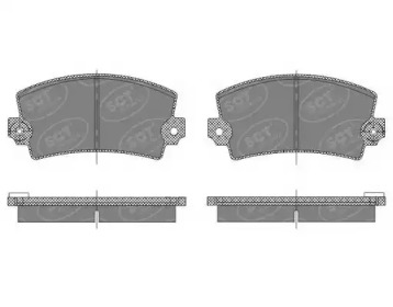 Комплект тормозных колодок (SCT Germany: SP 485 PR)