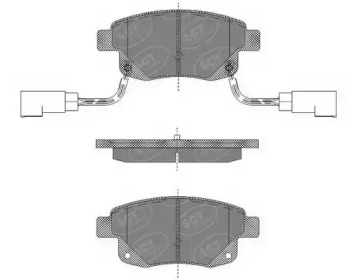 Комплект тормозных колодок (SCT Germany: SP 492 PR)